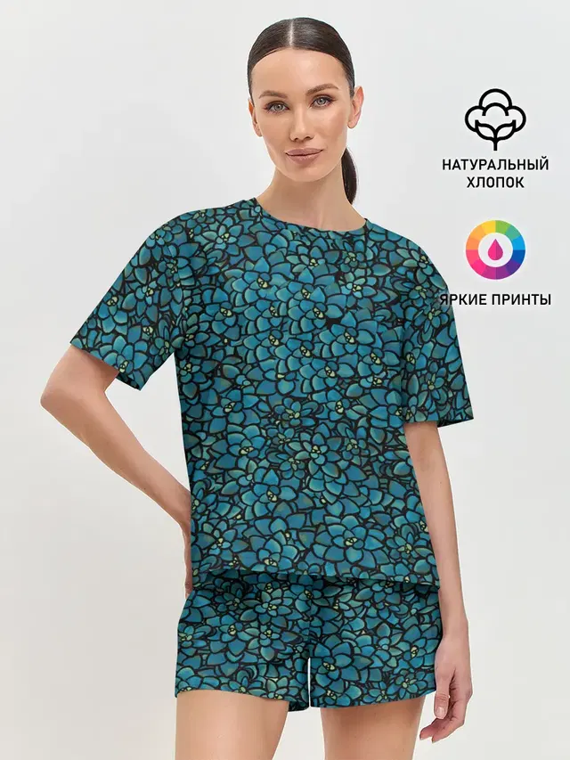 Женская пижама с шортами