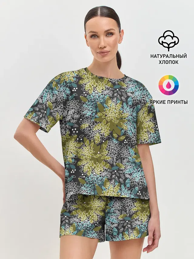 Женская пижама с шортами