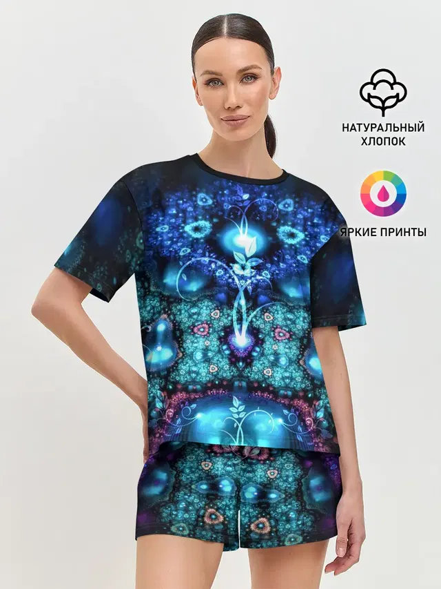 Женская пижама с шортами