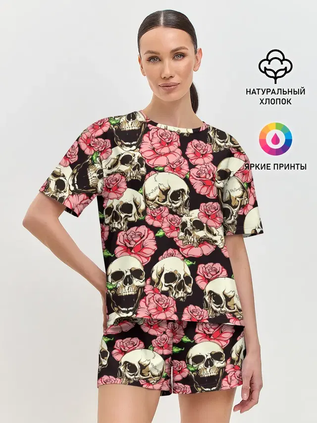 Женская пижама с шортами