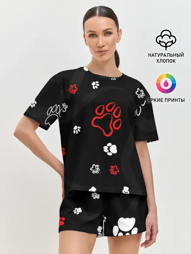 Женская пижама с шортами