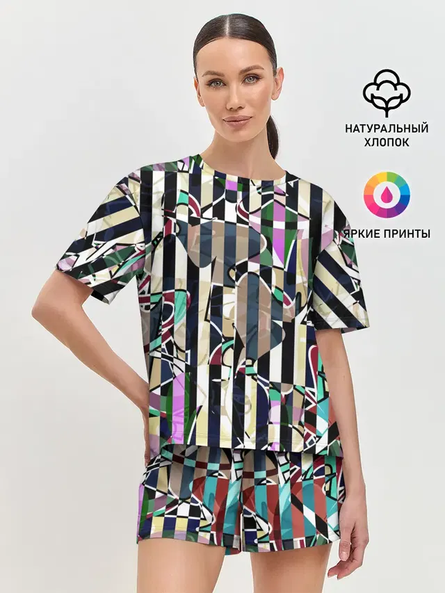 Женская пижама с шортами