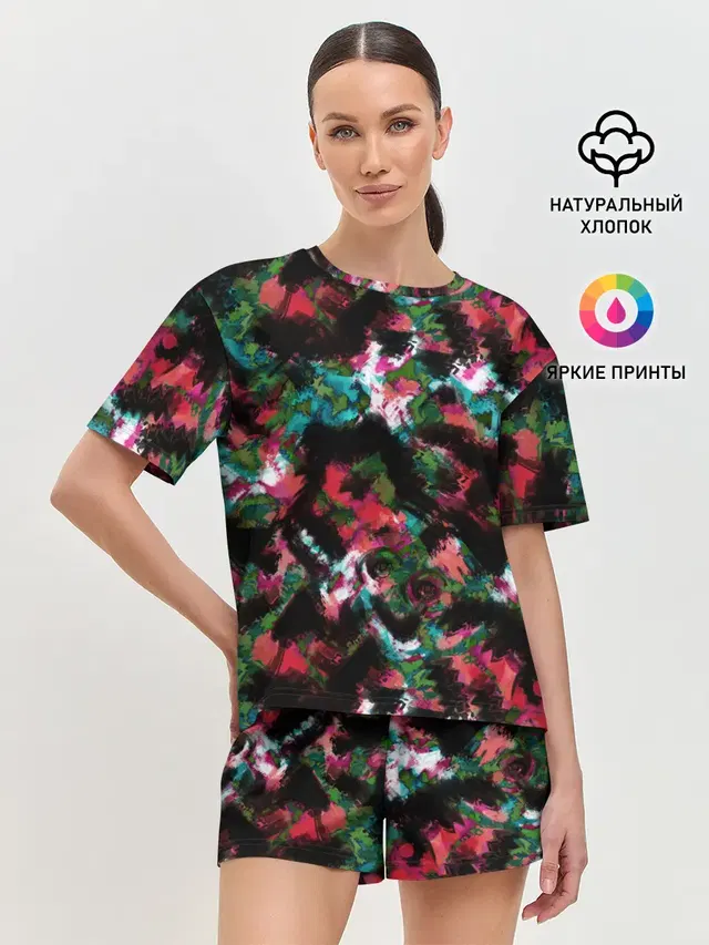 Женская пижама с шортами