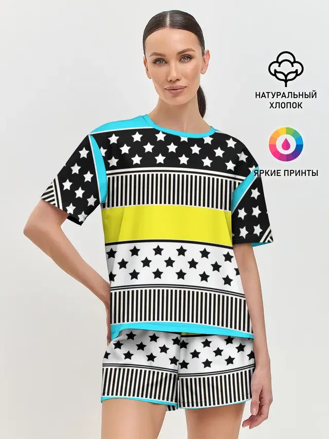 Женская пижама с шортами