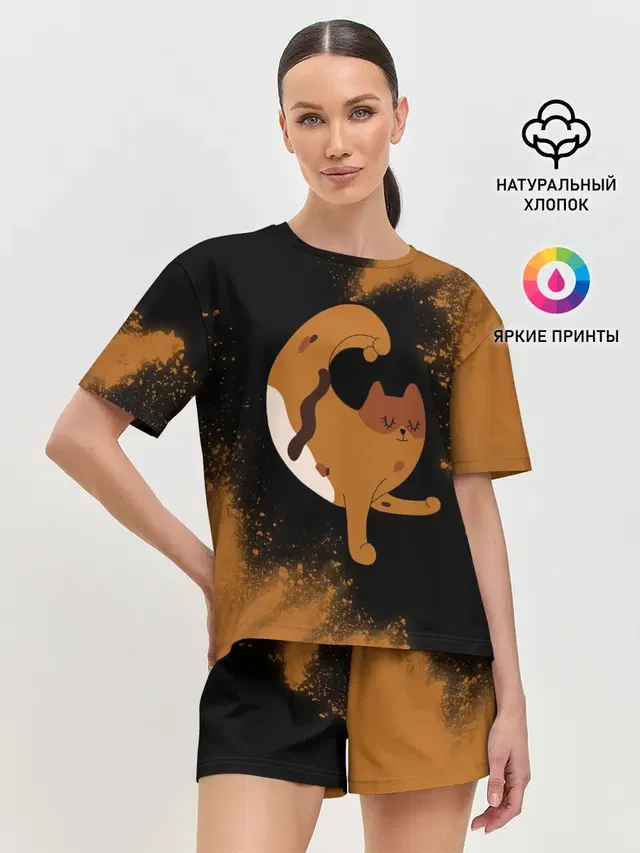 Женская пижама с шортами