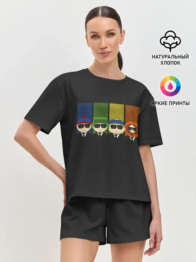 Женская пижама с шортами