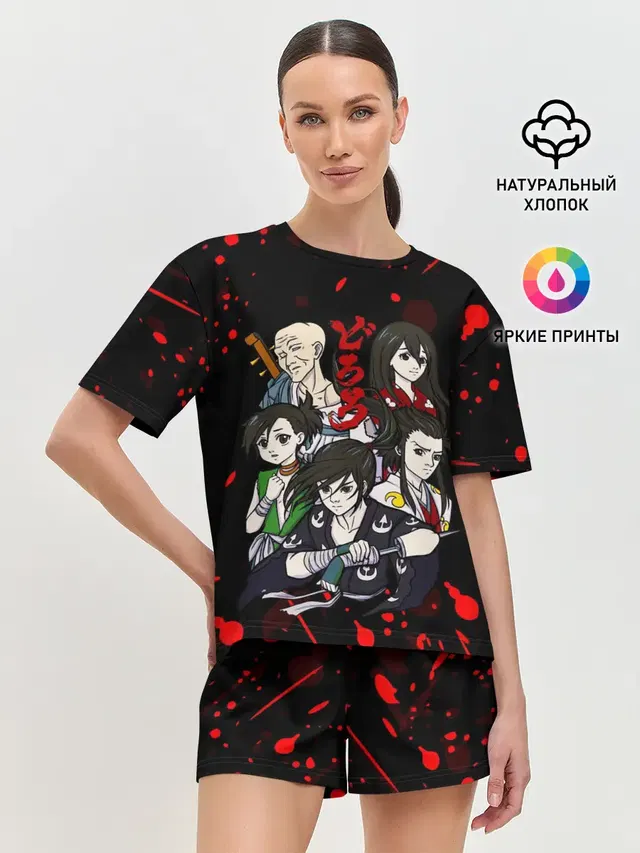 Женская пижама с шортами