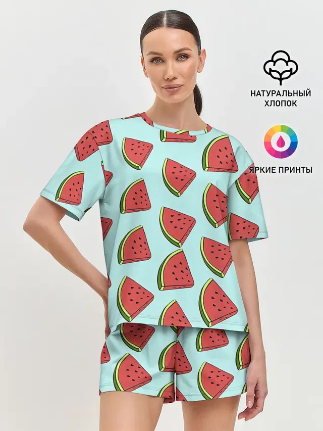 Женская пижама с шортами