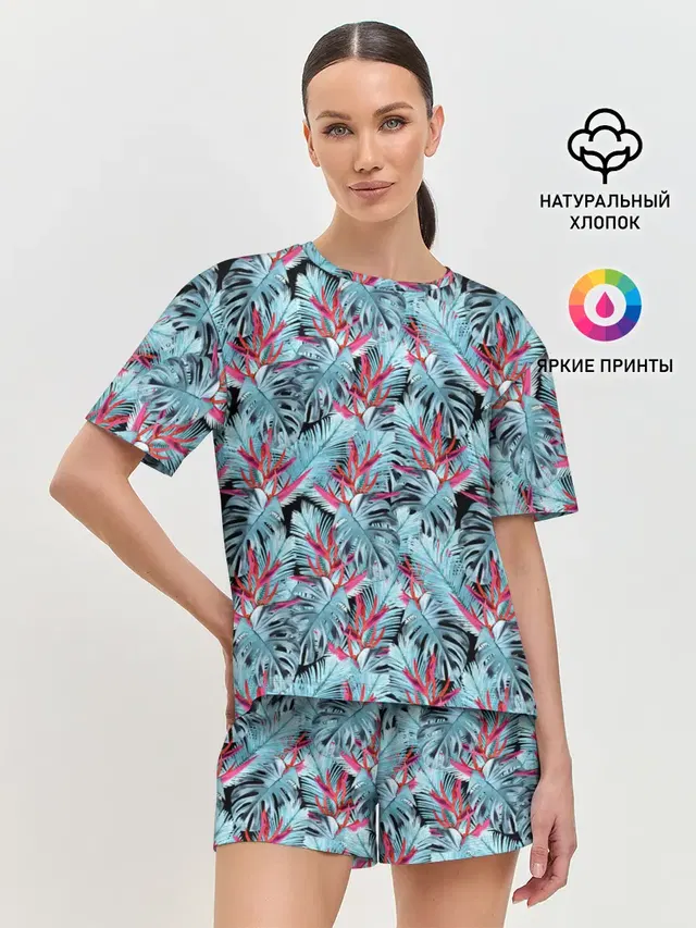 Женская пижама с шортами