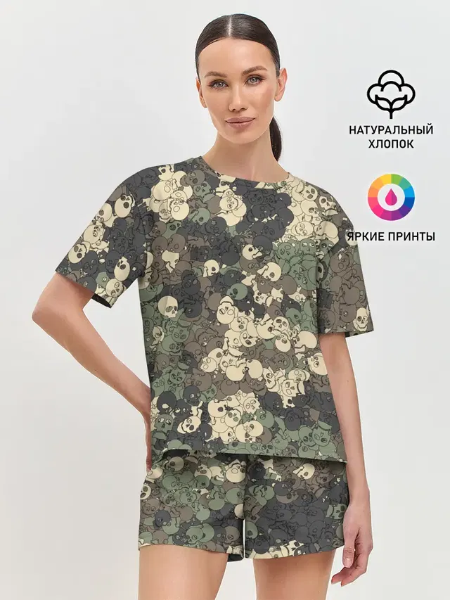 Женская пижама с шортами