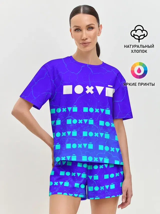 Женская пижама с шортами