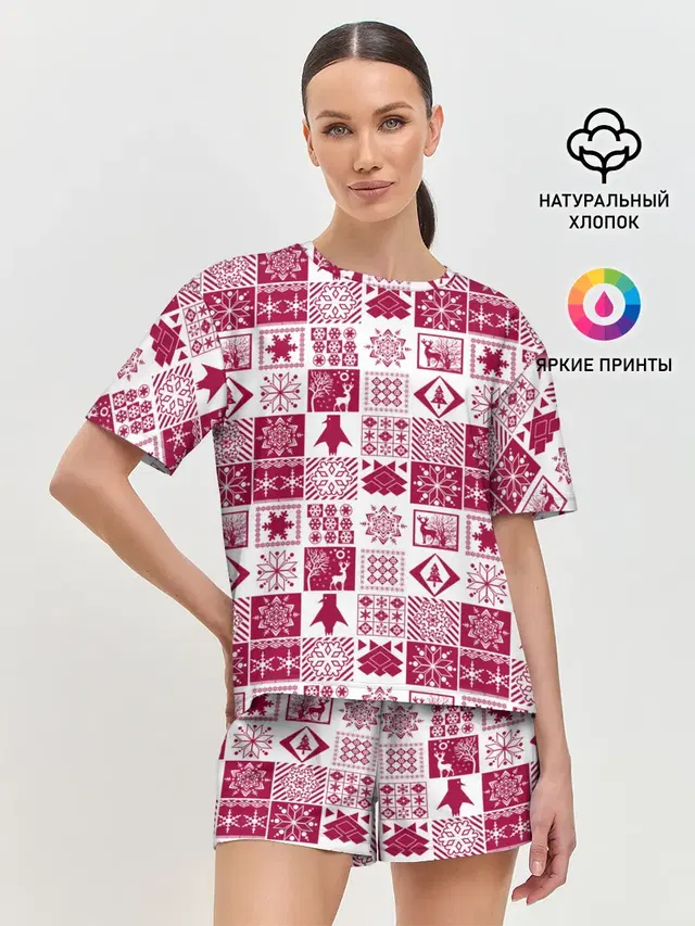 Женская пижама с шортами
