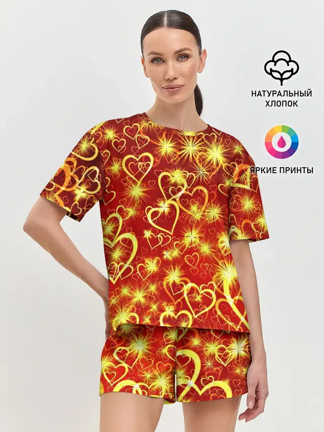 Женская пижама с шортами