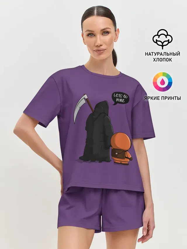 Женская пижама с шортами