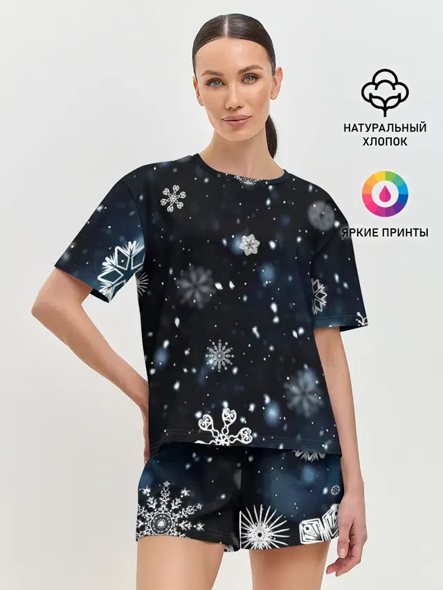 Женская пижама с шортами