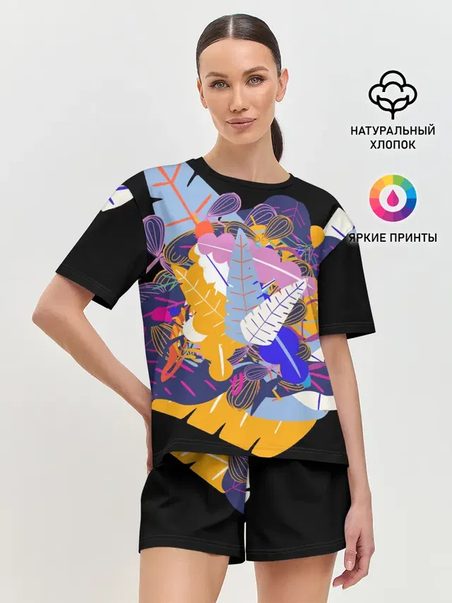 Женская пижама с шортами