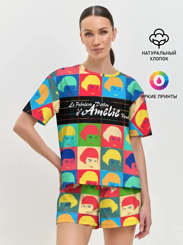 Женская пижама с шортами