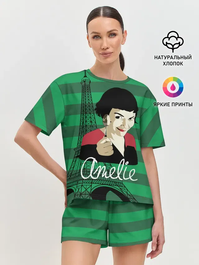 Женская пижама с шортами