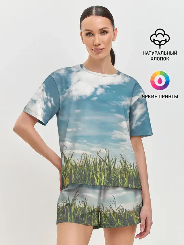 Женская пижама с шортами