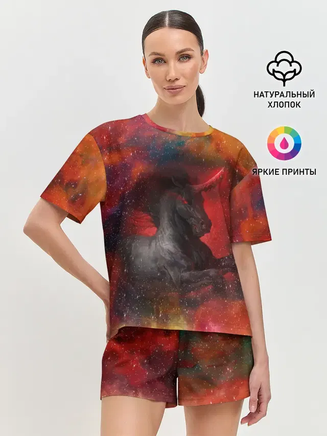 Женская пижама с шортами