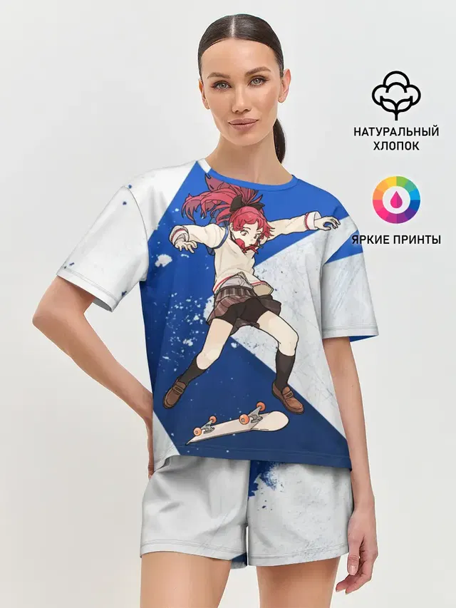 Женская пижама с шортами