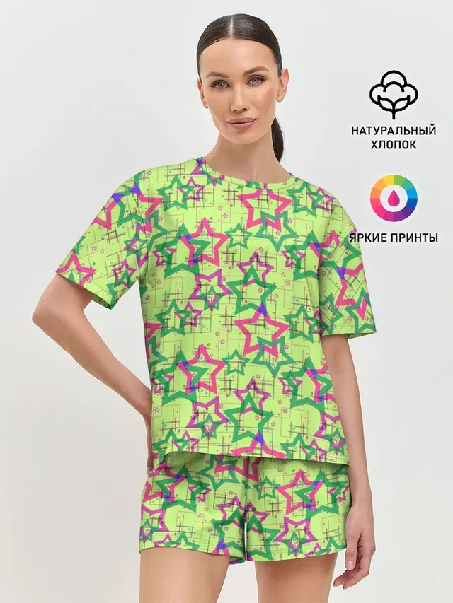 Женская пижама с шортами