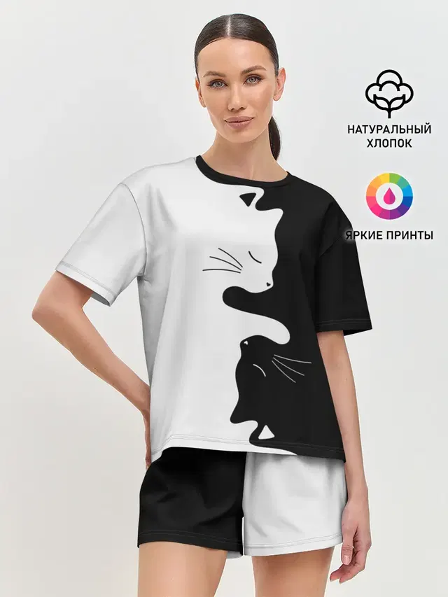 Женская пижама с шортами