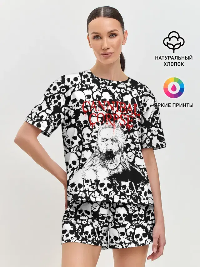 Женская пижама с шортами