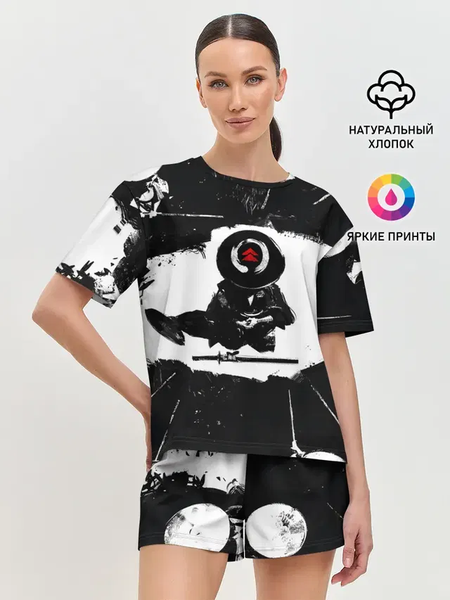 Женская пижама с шортами