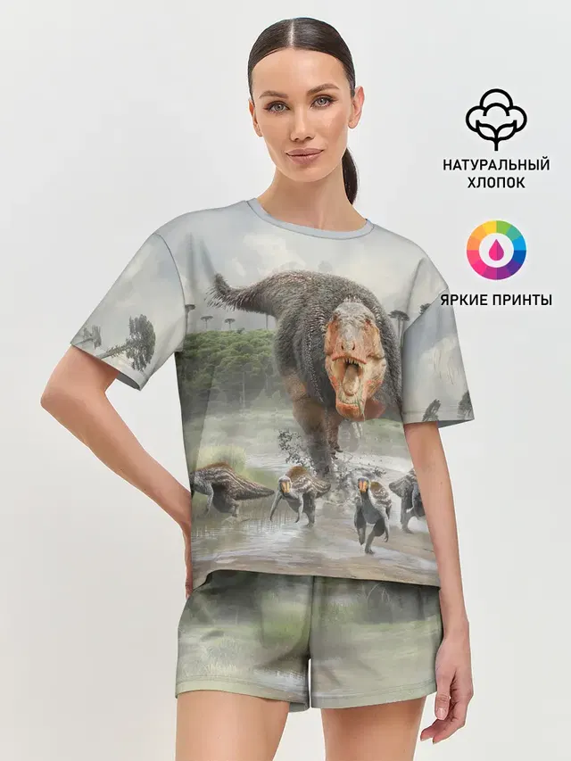 Женская пижама с шортами