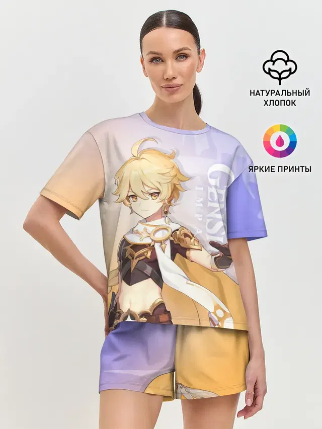 Женская пижама с шортами