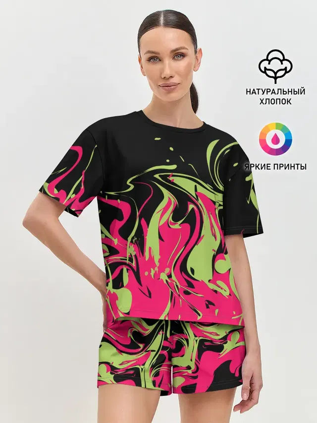 Женская пижама с шортами