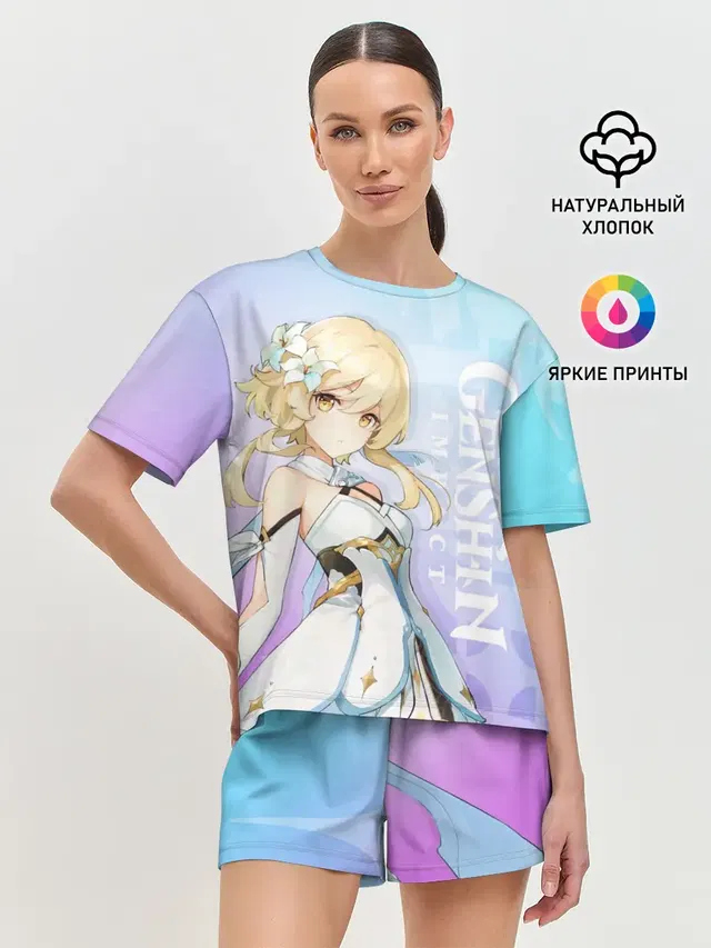 Женская пижама с шортами