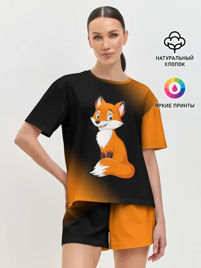 Женская пижама с шортами