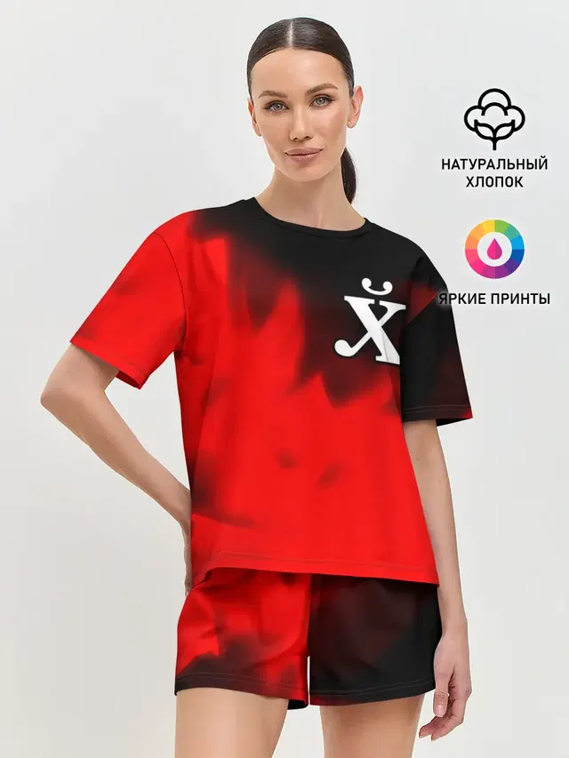 Женская пижама с шортами