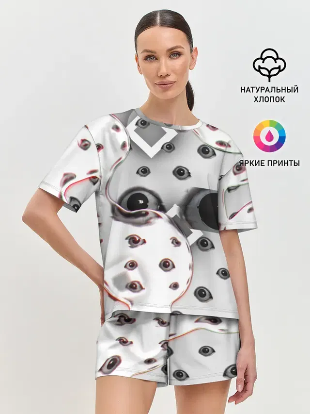 Женская пижама с шортами