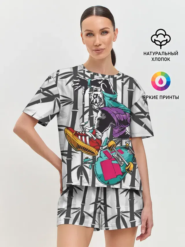Женская пижама с шортами