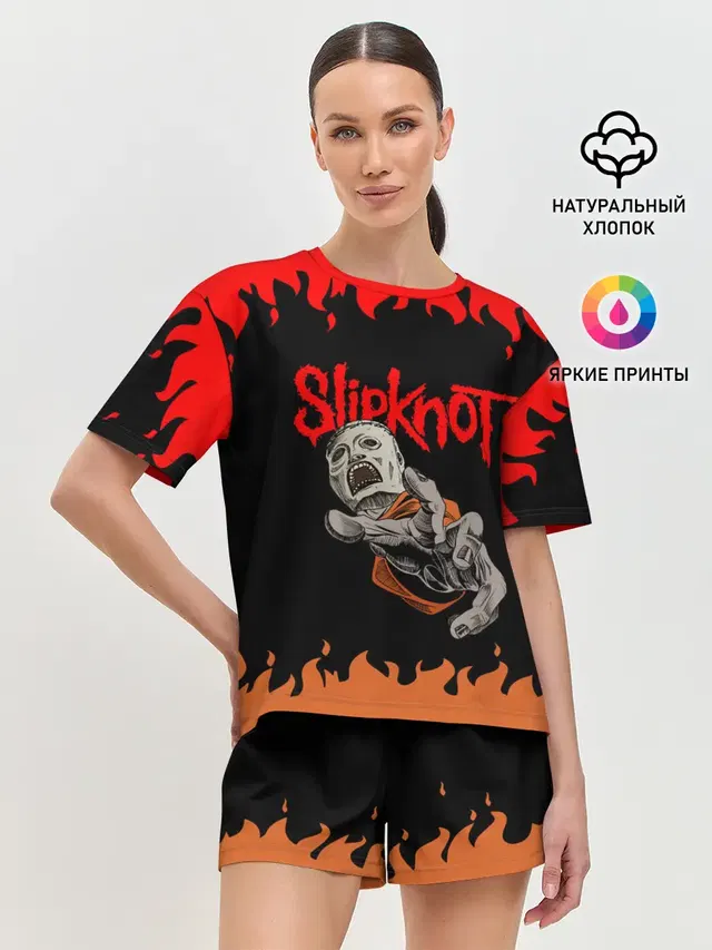 Женская пижама с шортами