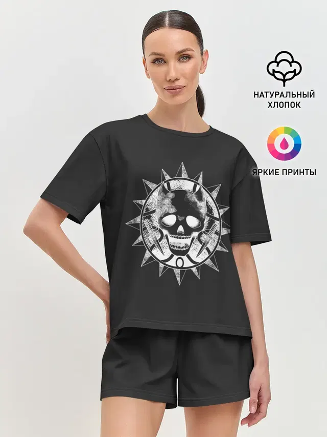 Женская пижама с шортами