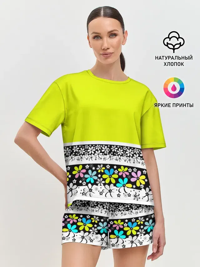Женская пижама с шортами
