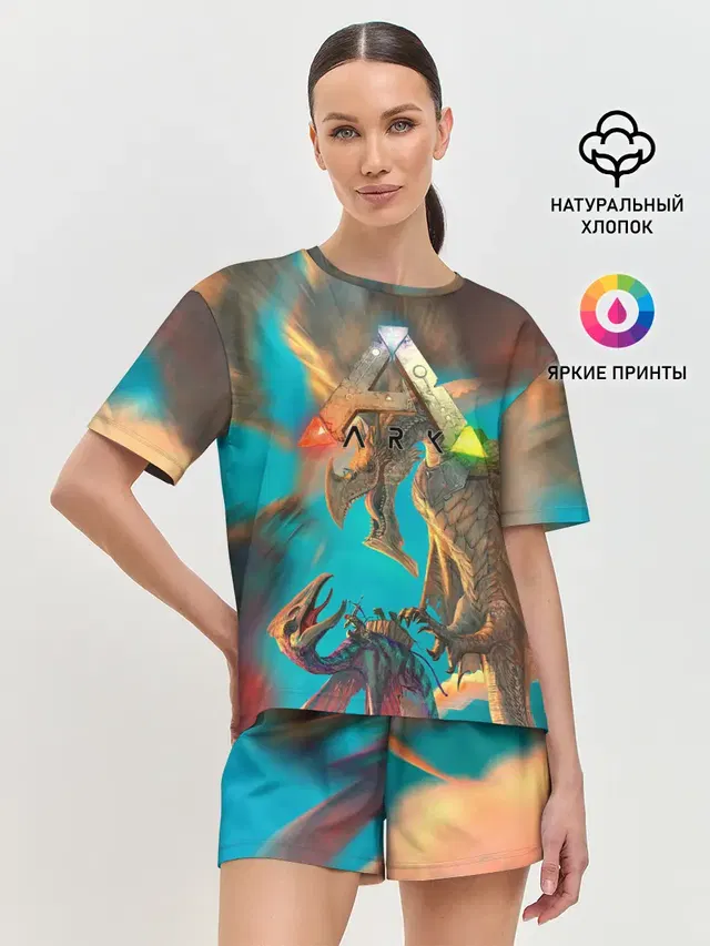 Женская пижама с шортами