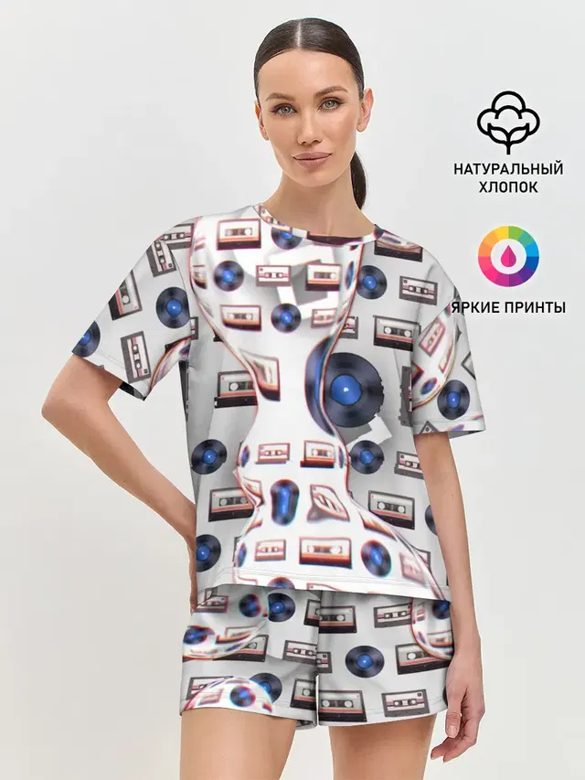 Женская пижама с шортами