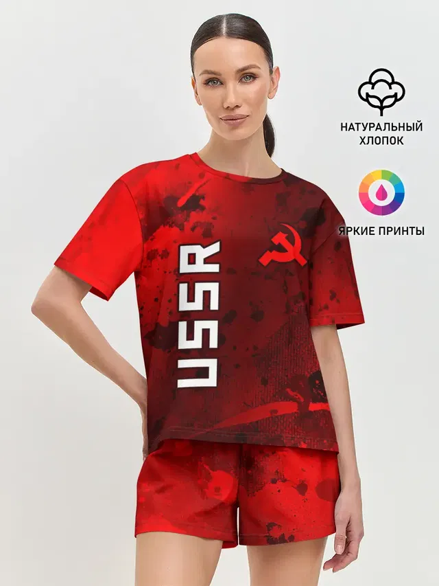 Женская пижама с шортами