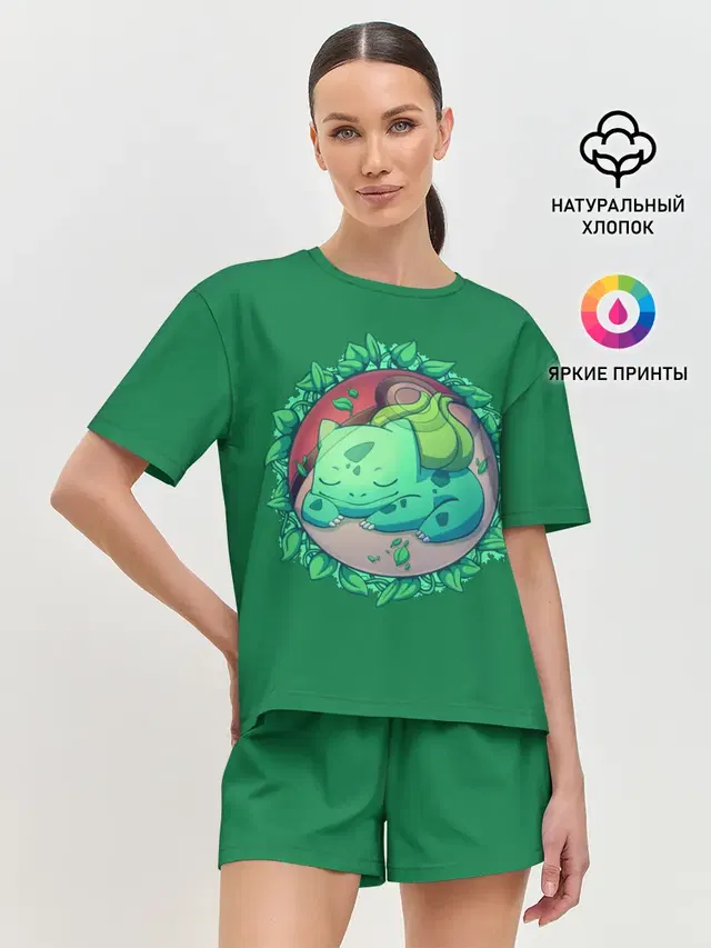 Женская пижама с шортами