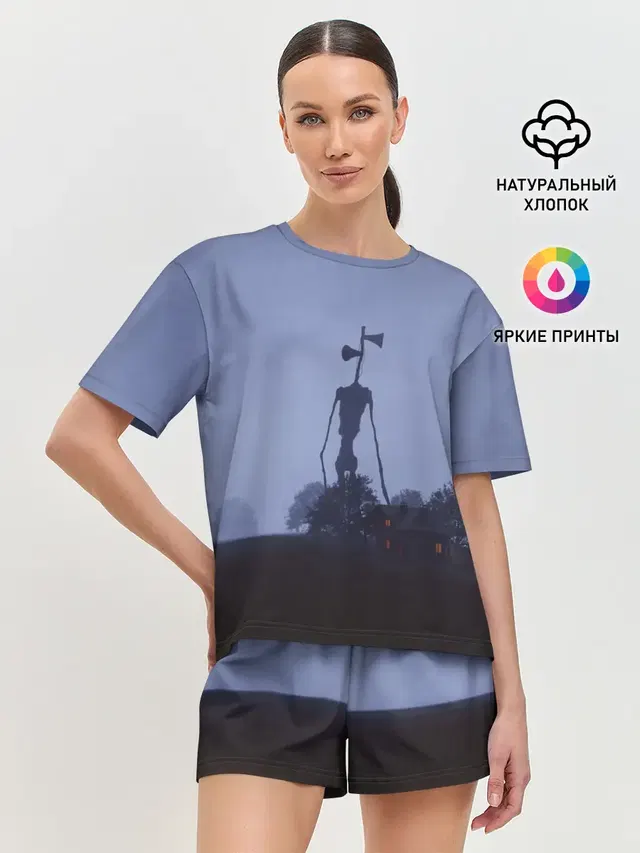 Женская пижама с шортами
