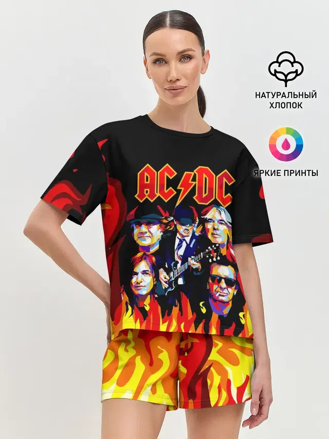 Женская пижама с шортами