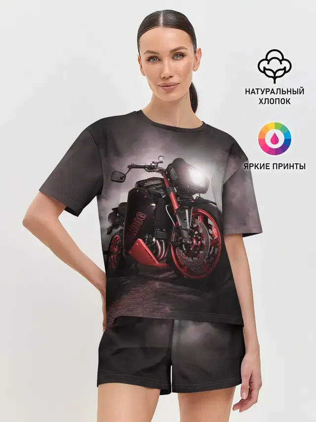 Женская пижама с шортами