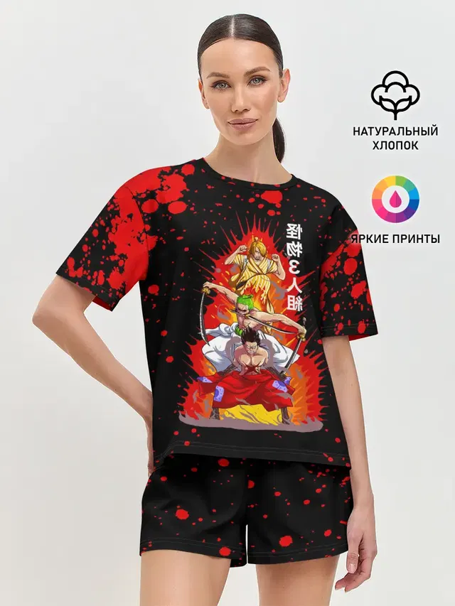 Женская пижама с шортами