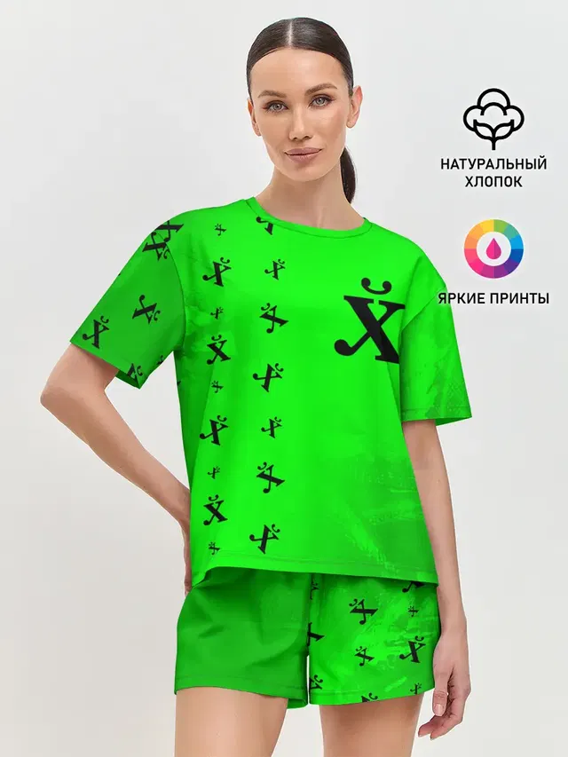 Женская пижама с шортами