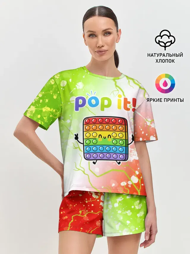 Женская пижама с шортами